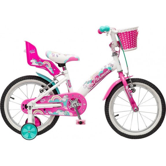 Παιδικό Ποδήλατο 350 Clermont Lilian 16\"-23cm Λευκό