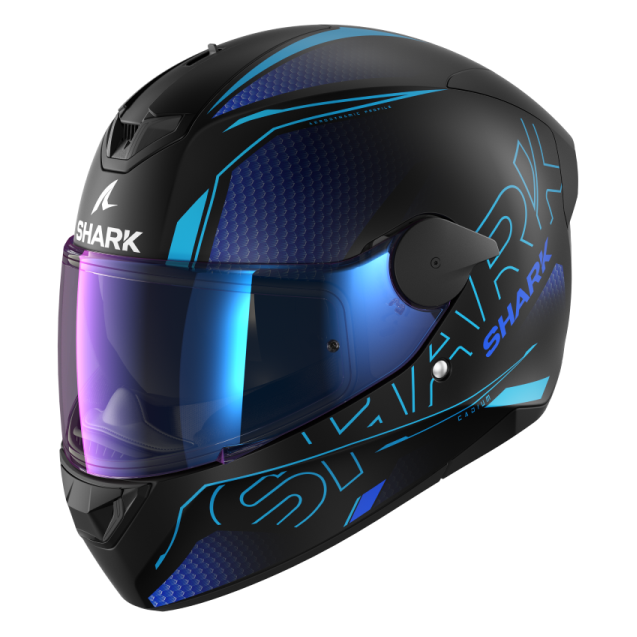 Κράνος Full Face Shark DSKWAL 2 Cadium black, grey, blue - HE4061KBK