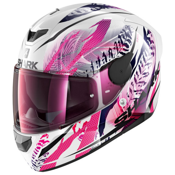 Κράνος Full Face Shark DSKWAL 2 Shigan matt white, pink -...