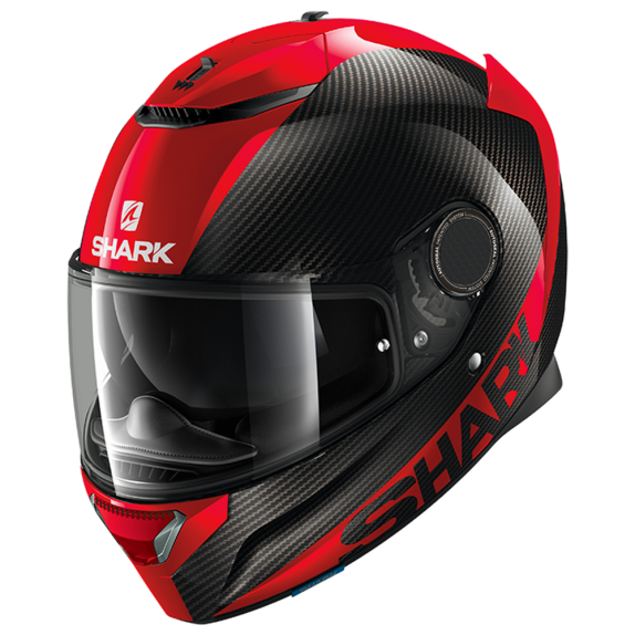 Κράνος Full Face Shark Spartan Carbon red,black  - HE3400DRR