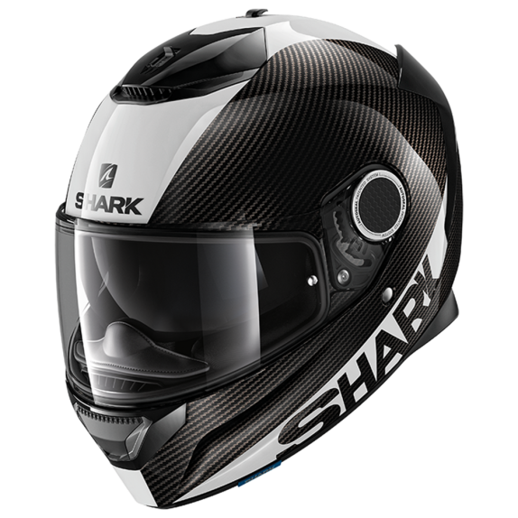 Κράνος Full Face Shark Spartan Carbon white ,black  -...