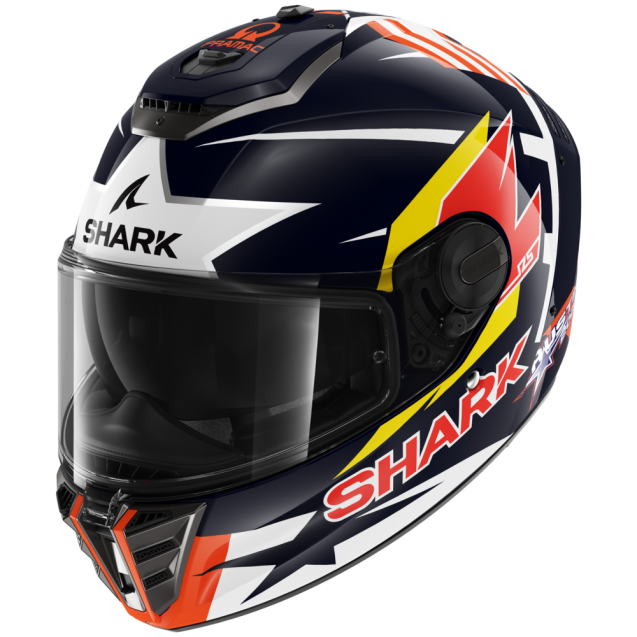 Κράνος Full Face Shark Spartan Rs Replica Zarco Austin - HE8140BRW