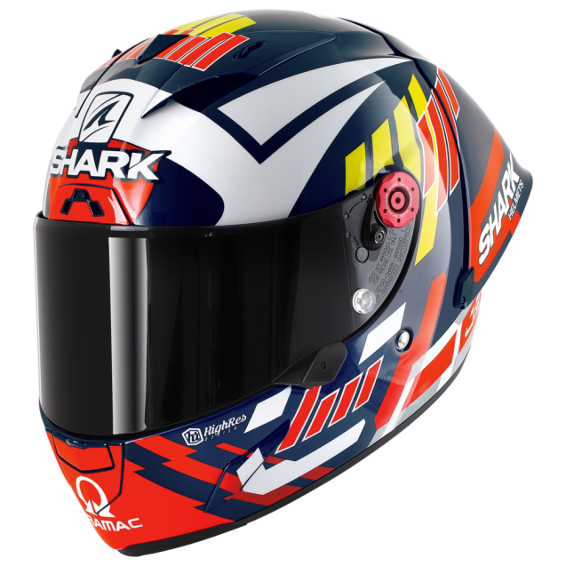 Κράνος Full Face Shark RaceR PRO GP Replica Zarco Signature - HE8423BWR