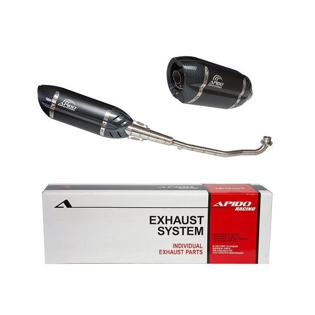 Εξάτμιση μαύρο Carbon Cap HONDA SUPRA X-125...