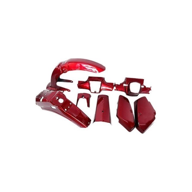 Κουστούμι σετ πλαστικά για Honda GLX Βυσσινί