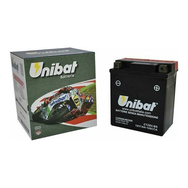 ΜΠΑΤΑΡΙΑ ΚΛΕΙΣΤΟΥ ΤΥΠΟΥ UNIBAT CTZ8V-BS (YTZ8V)