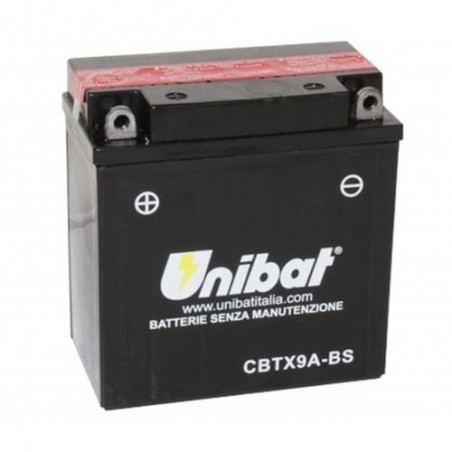 ΜΠΑΤΑΡΙΑ ΚΛΕΙΣΤΟΥ ΤΥΠΟΥ UNIBAT CBTX9A-BS (YTX9A-BS)