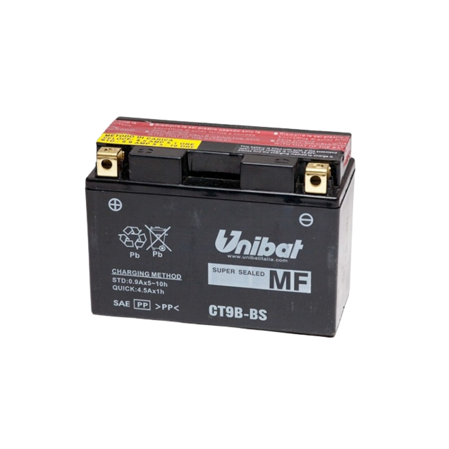 ΜΠΑΤΑΡΙΑ ΚΛΕΙΣΤΟΥ ΤΥΠΟΥ UNIBAT CT9B-BS (YT9B-BS)