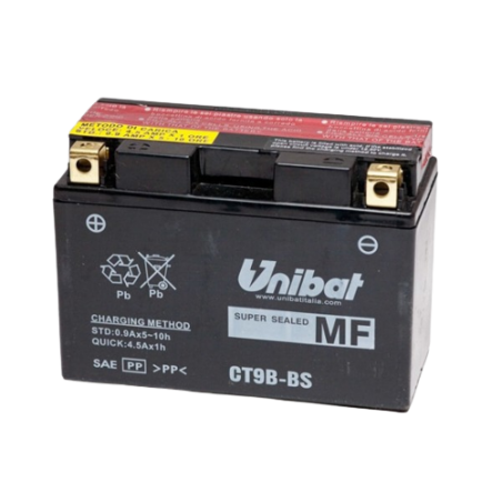 ΜΠΑΤΑΡΙΑ ΚΛΕΙΣΤΟΥ ΤΥΠΟΥ UNIBAT CT9B-BS (YT9B-BS)