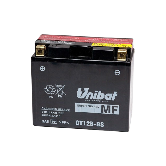 ΜΠΑΤΑΡΙΑ ΚΛΕΙΣΤΟΥ ΤΥΠΟΥ UNIBAT CT12B-BS (YT12B-BS)