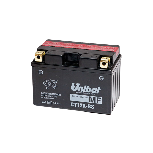 ΜΠΑΤΑΡΙΑ ΚΛΕΙΣΤΟΥ ΤΥΠΟΥ UNIBAT CT12A-BS (YT12A-BS)