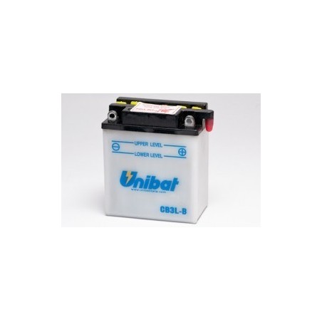 ΜΠΑΤΑΡΙΑ ΑΝΟΙΧΤΟΥ ΤΥΠΟΥ ΜΕ ΥΓΡΑ UNIBAT CB3L-B-SM (YB3L-B)