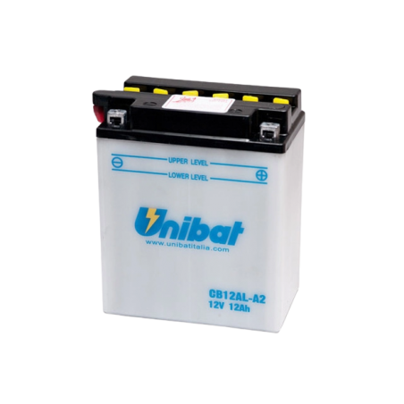 ΜΠΑΤΑΡΙΑ ΑΝΟΙΧΤΟΥ ΤΥΠΟΥ ΜΕ ΥΓΡΑ UNIBAT CB12AL-A/A2-SM (YB12AL-A/A2)