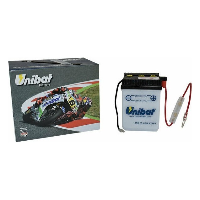 ΜΠΑΤΑΡΙΑ ΑΝΟΙΧΤΟΥ ΤΥΠΟΥ ΜΕ ΥΓΡΑ UNIBAT 6N4-2Α-4-SM