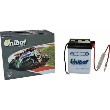 ΜΠΑΤΑΡΙΑ ΑΝΟΙΧΤΟΥ ΤΥΠΟΥ ΜΕ ΥΓΡΑ UNIBAT 6N4-2Α-4-SM