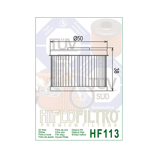 ΦΙΛΤΡΟ ΛΑΔΙΟΥ HF113 HIFLO