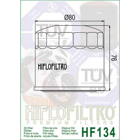 ΦΙΛΤΡΟ ΛΑΔΙΟΥ HF134 HIFLO