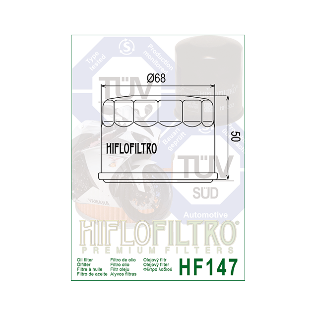 ΦΙΛΤΡΟ ΛΑΔΙΟΥ HF147 HIFLO