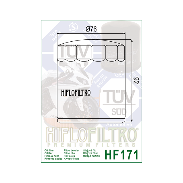 ΦΙΛΤΡΟ ΛΑΔΙΟΥ HF171B HIFLO