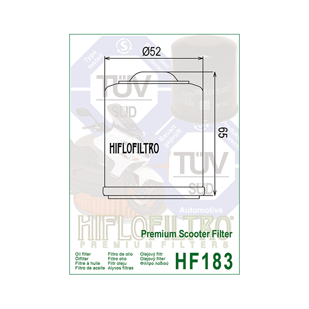 ΦΙΛΤΡΟ ΛΑΔΙΟΥ HF183 HIFLO