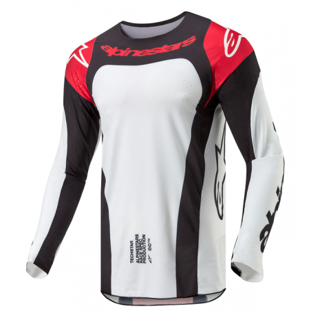 Μπλούζα Off Road-MX-Motocross Alpinestars Techstar Ocuri Red-White-Black