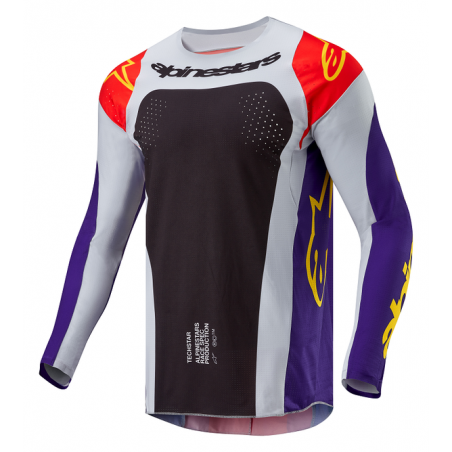 Μπλούζα Off Road-MX-Motocross Alpinestars Techstar Ocuri Orange-Purple-Black
