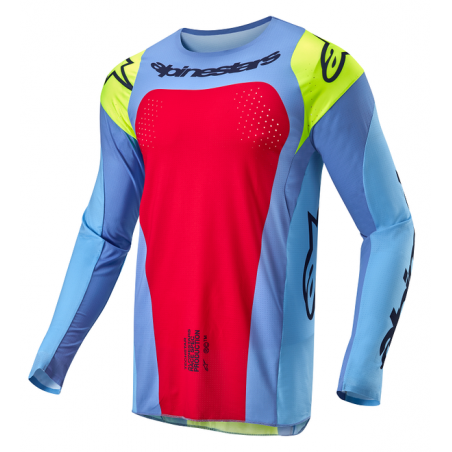 Μπλούζα Off Road-MX-Motocross Alpinestars Techstar Ocuri Blue-Yellow-Red