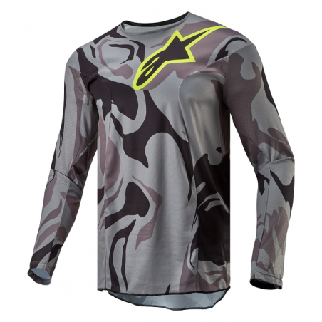 Μπλούζα Off Road-MX-Motocross Alpinestars Techstar Racer Tactical Gray-Camo