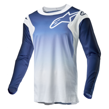 Μπλούζα Off Road-MX-Motocross Alpinestars Racer Hoen White-Navy