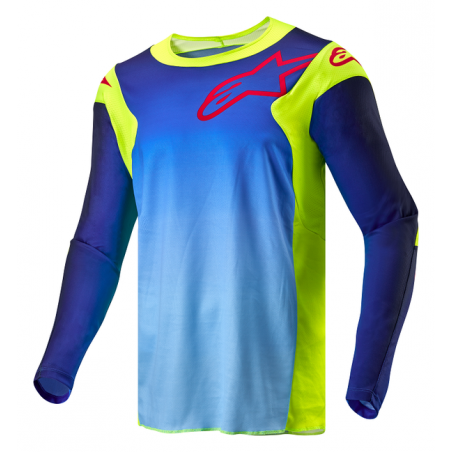 Μπλούζα Off Road-MX-Motocross Alpinestars Racer Hoen Yellow-Blue