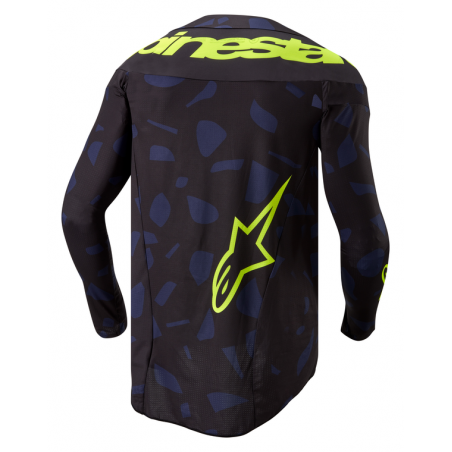 Μπλούζα Off Road-MX-Motocross Alpinestars Techstar Rantera Black-Yellow
