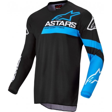 Μπλούζα Off Road-MX-Motocross Alpinestars Fluid Chaser Black Blue Neon