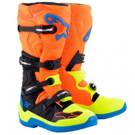 Μπότες Off Road-MX-Motocross Alpinestars TECH 5 ΠΟΡΤ/ΚΙΤΡ/ΜΠΛΕ
