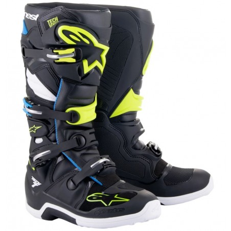 Μπότες Off Road-MX-Motocross Alpinestars TECH 7 ΜΑΥΡΟ/ΚΙΤ/ΜΠΛΕ/ΛΕΥΚΟ