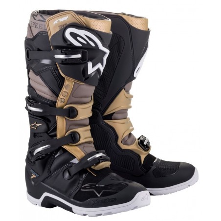 Μπότες Off Road-MX-Motocross Alpinestars TECH 7 ENDURO DRYSTAR ΜΑΥΡΟ/ΜΠΕΖ/ΧΡΥΣΟ