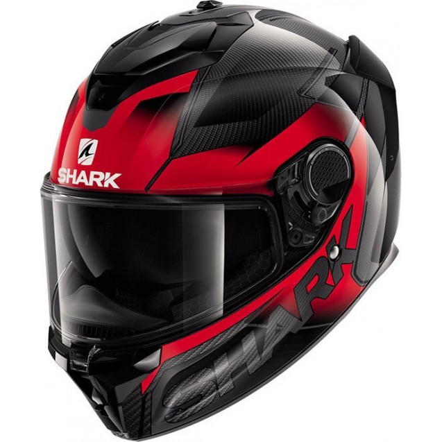 Κράνος Full Face Shark Spartan GT Shestter Carbon/Red/Anthracite