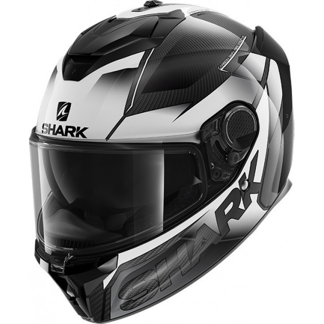 Κράνος Full Face Shark Spartan GT Shestter Carbon/White/Anthracite