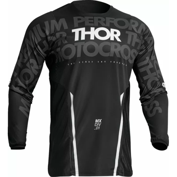 Μπλούζα Off Road-MX-Motocross Thor Pulse Mono Bk/Wh