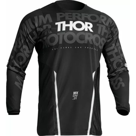 Μπλούζα Off Road-MX-Motocross Thor Pulse Mono Bk/Wh